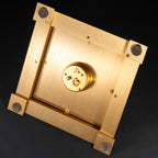 Jaeger LeCoultre Piramide Lapis Lazulli 8 day Clock Ref 475 circa 1960s