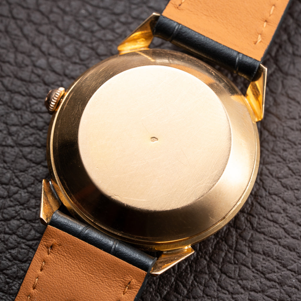 Jaeger-LeCoultre Powermatic Bumper Automatic French 18K Rosé Gold Breguet Numeral Dial from 1950s