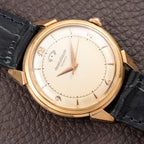 Jaeger-LeCoultre Powermatic Bumper Automatic French 18K Rosé Gold Breguet Numeral Dial from 1950s