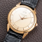 Jaeger-LeCoultre Powermatic Bumper Automatic French 18K Rosé Gold Breguet Numeral Dial from 1950s