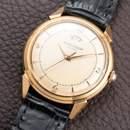 Jaeger-LeCoultre Powermatic Bumper Automatic French 18K Rosé Gold Breguet Numeral Dial from 1950s