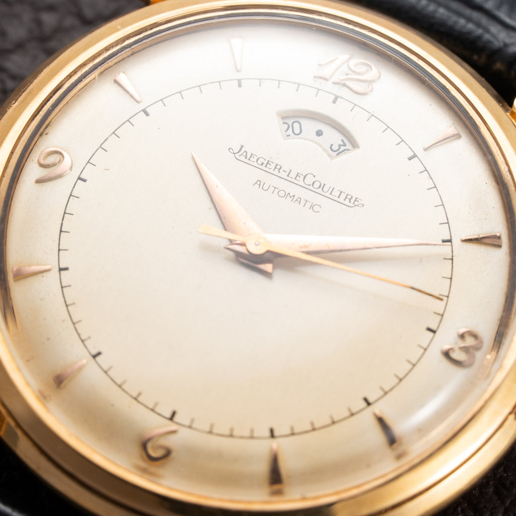 Jaeger-LeCoultre Powermatic Bumper Automatic French 18K Rosé Gold Breguet Numeral Dial from 1950s