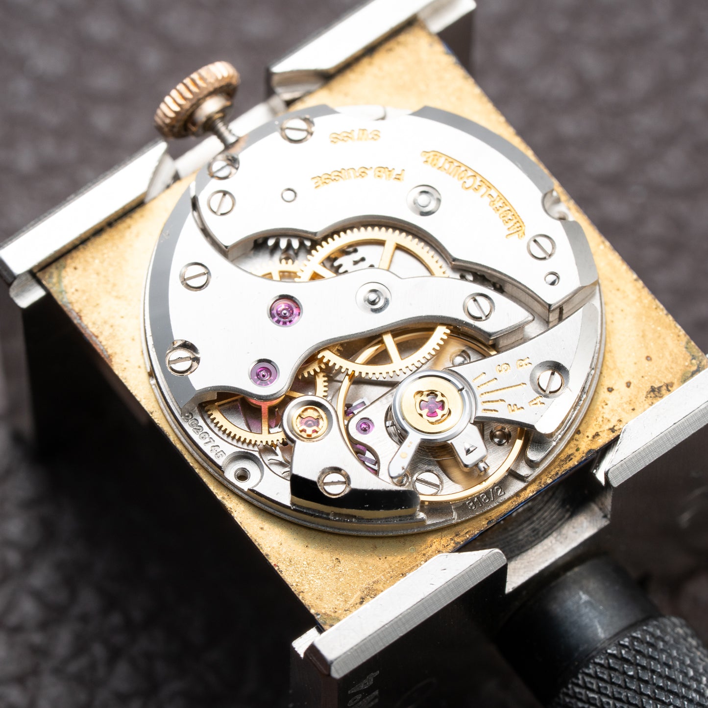 Jaeger-LeCoultre Vogue “Lapis Lazuli” Tank 18K Yellow Gold Ref. 9014 from 1970s