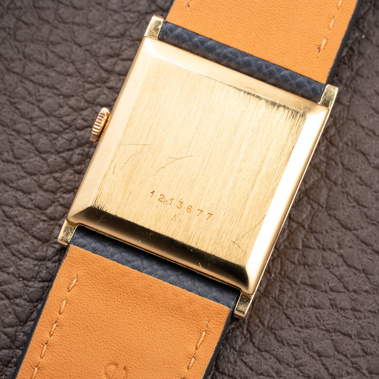 Jaeger-LeCoultre Vogue “Lapis Lazuli” Tank 18K Yellow Gold Ref. 9014 from 1970s