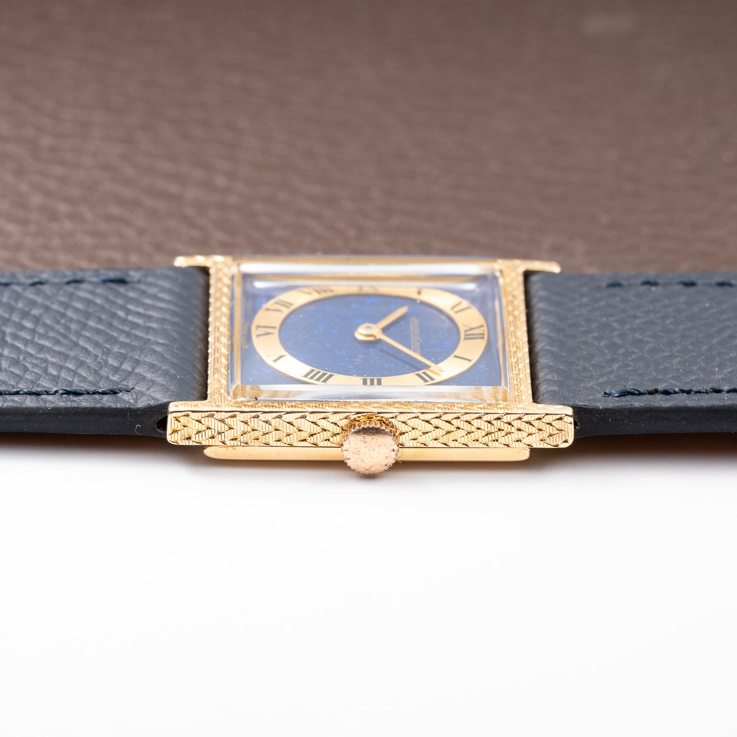 Jaeger-LeCoultre Vogue “Lapis Lazuli” Tank 18K Yellow Gold Ref. 9014 from 1970s