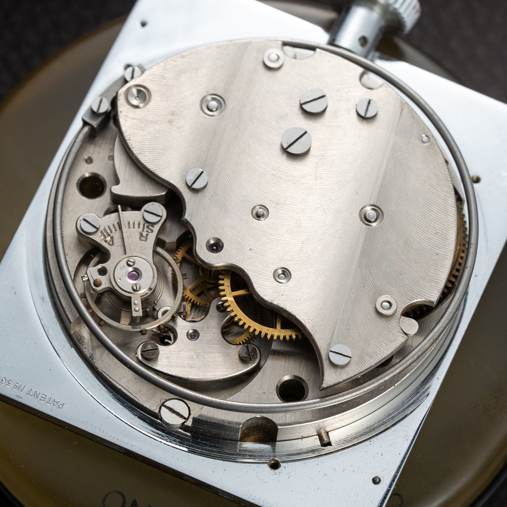Jaeger-LeCoultre Weather Station 8 Jours Travel Alarm Clock Black Dials Alligator Leather From 1940s