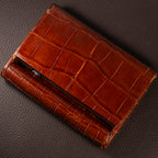 Jaeger-LeCoultre Weather Station 8 Jours Travel Alarm Clock Black Dials Alligator Leather From 1940s