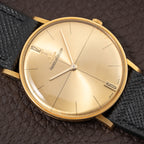 Jaeger LeCoultre Dress Watch Ultra thin Crosshair Dial 18K Yellow Gold Ref 1947