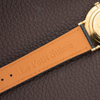 Jaeger LeCoultre Dress Watch Ultra thin Crosshair Dial 18K Yellow Gold Ref 1947