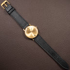 Jaeger LeCoultre Dress Watch Ultra thin Crosshair Dial 18K Yellow Gold Ref 1947