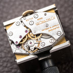 LeCoultre UniPlan Black Sector Dial 18K Yellow Gold from 1930s