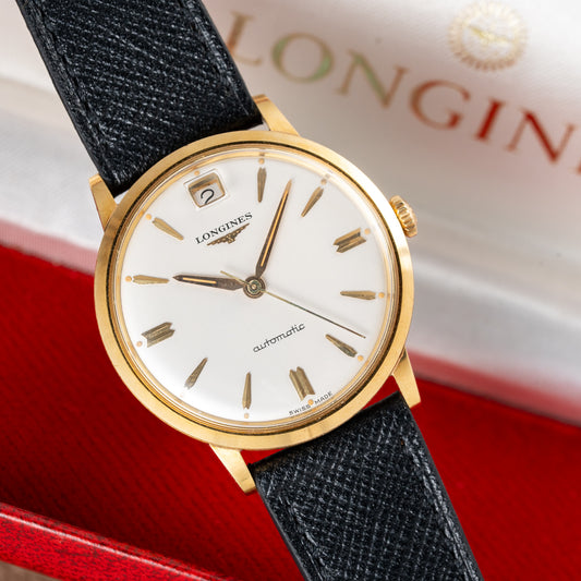 Longines Automatic Date 12 Ref. 7008 18k Yellow Gold from 1961