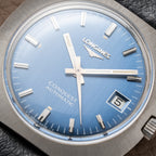 Longines Conquest Automatic Blue Dial NOS Ref. 1571 from 1970s