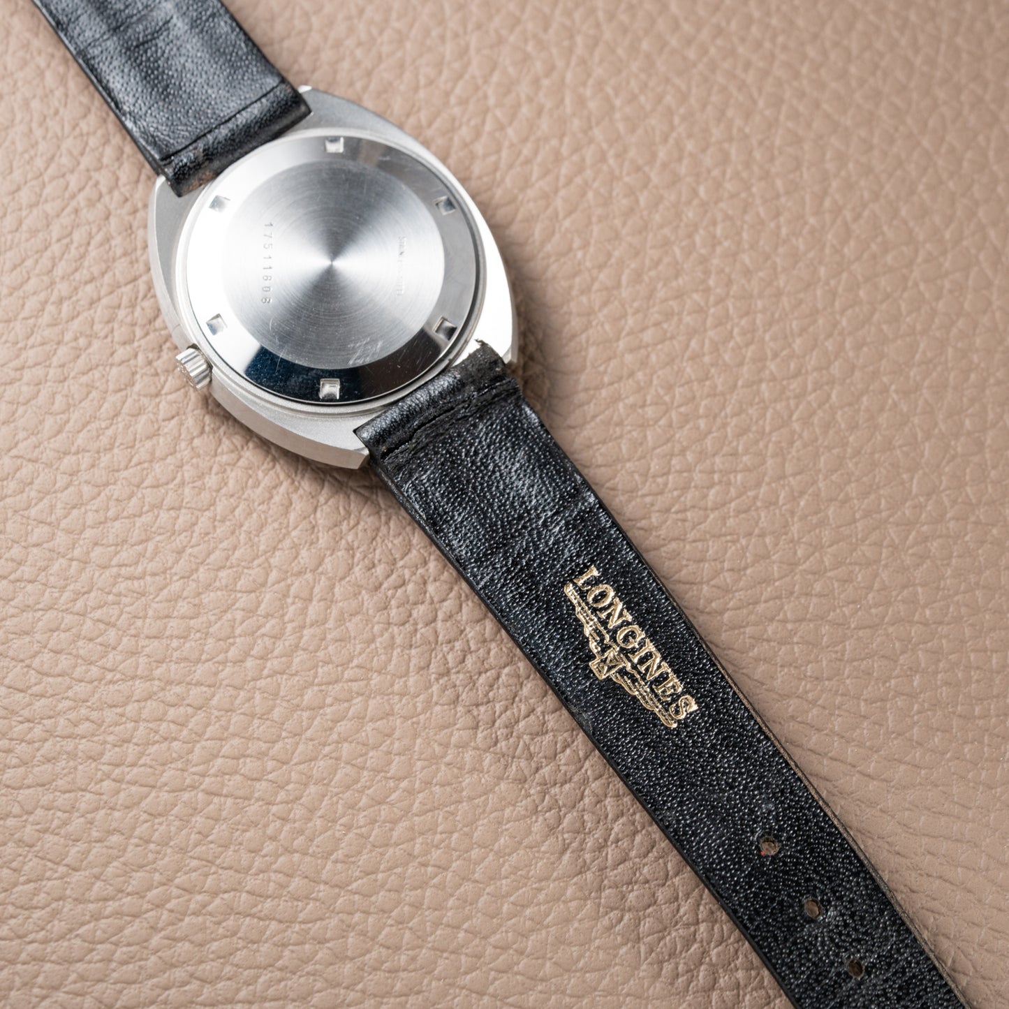 Longines Conquest Automatic Blue Dial NOS Ref. 1571 from 1970s