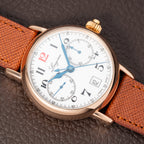 Longines Heritage 180th Anniversary Ref. L27758233 Rosé Gold 18k with Monopusher circa 2012