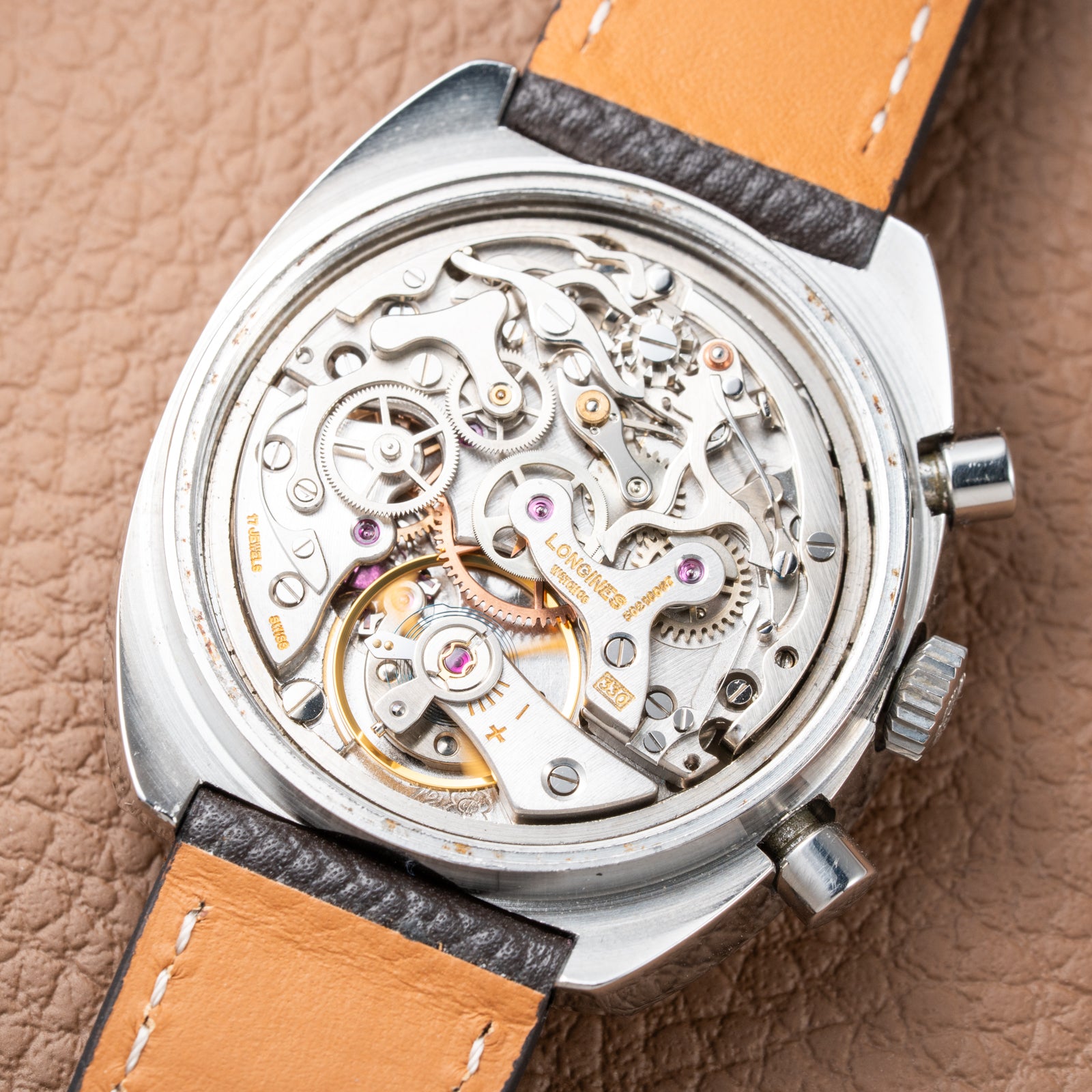 Longines Nonius Chronograph Cal 330 Valjoux 72 from 1970s Ref 8271