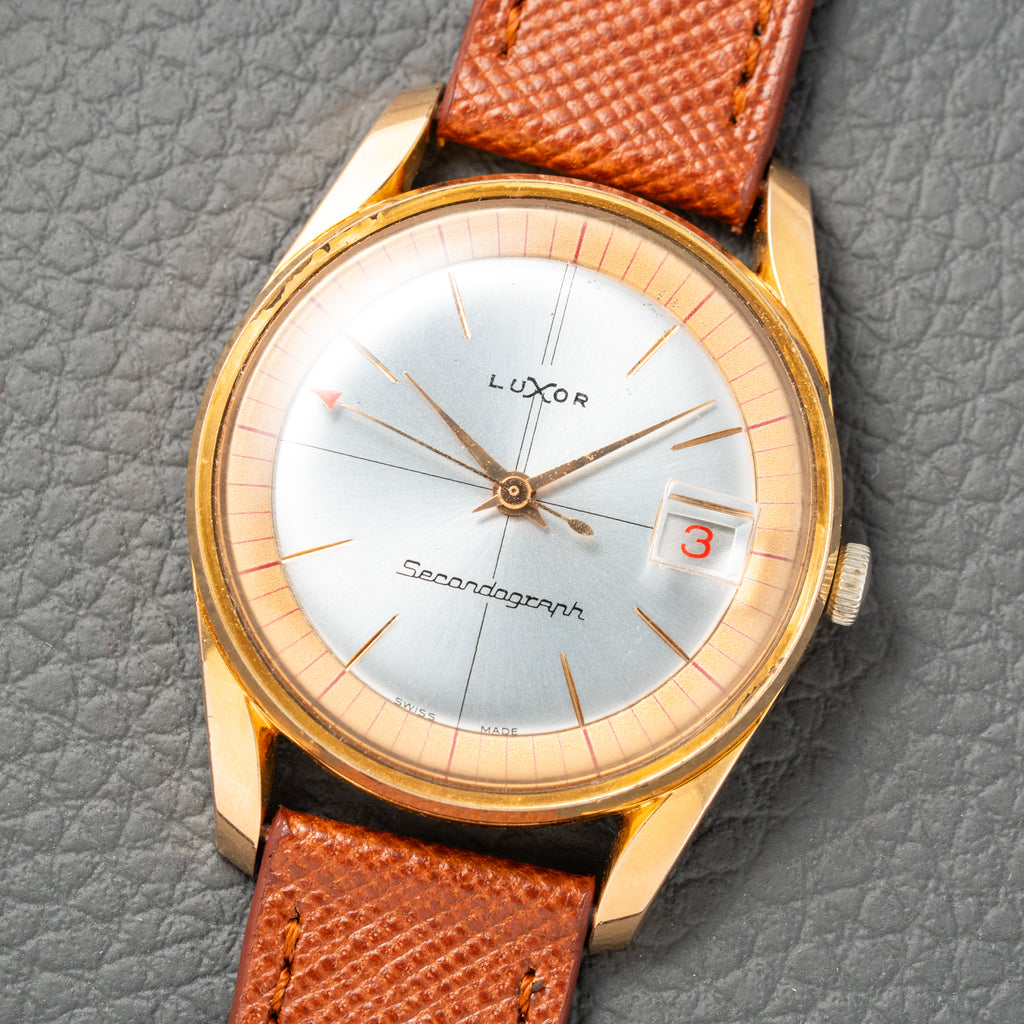 Luxor Secondograph Seconde Mort Rare ‘Jumping Seconds’ with Cal. Chézard 7402