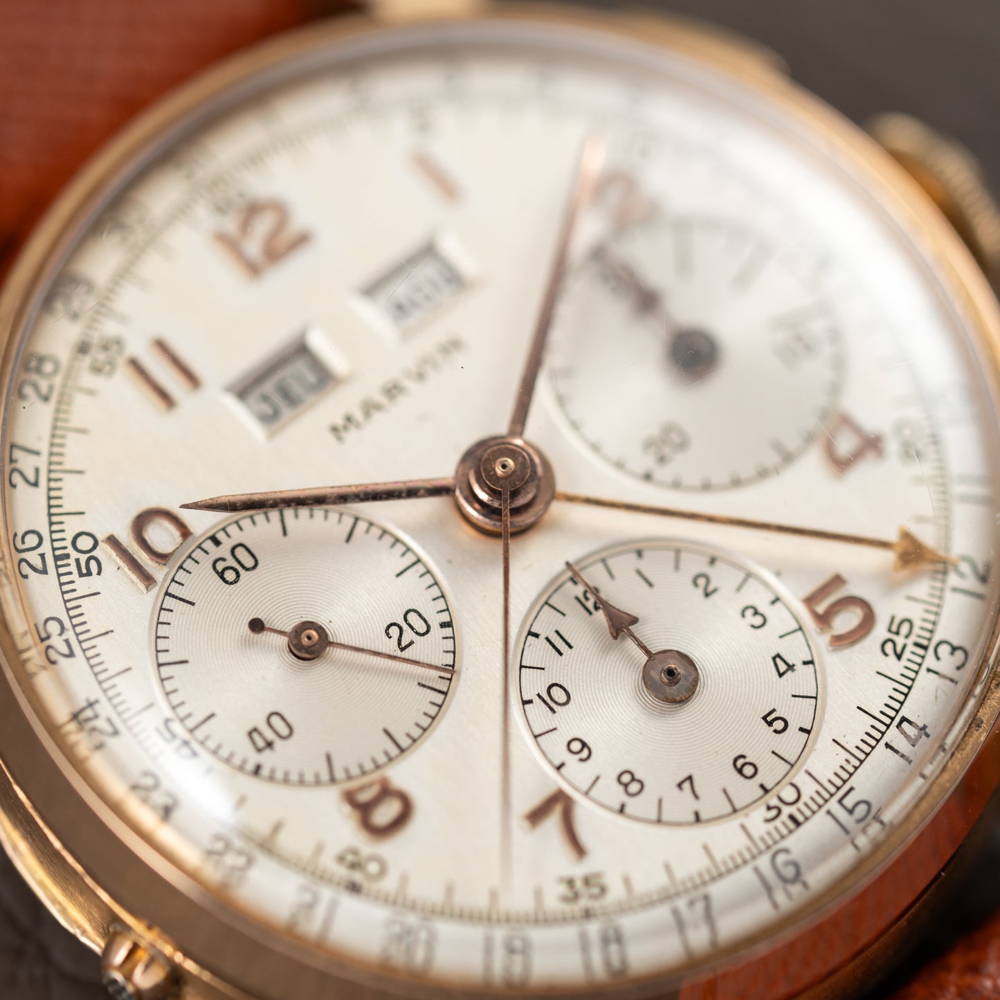 Marvin Valjoux 72c 18K Rosé Gold
