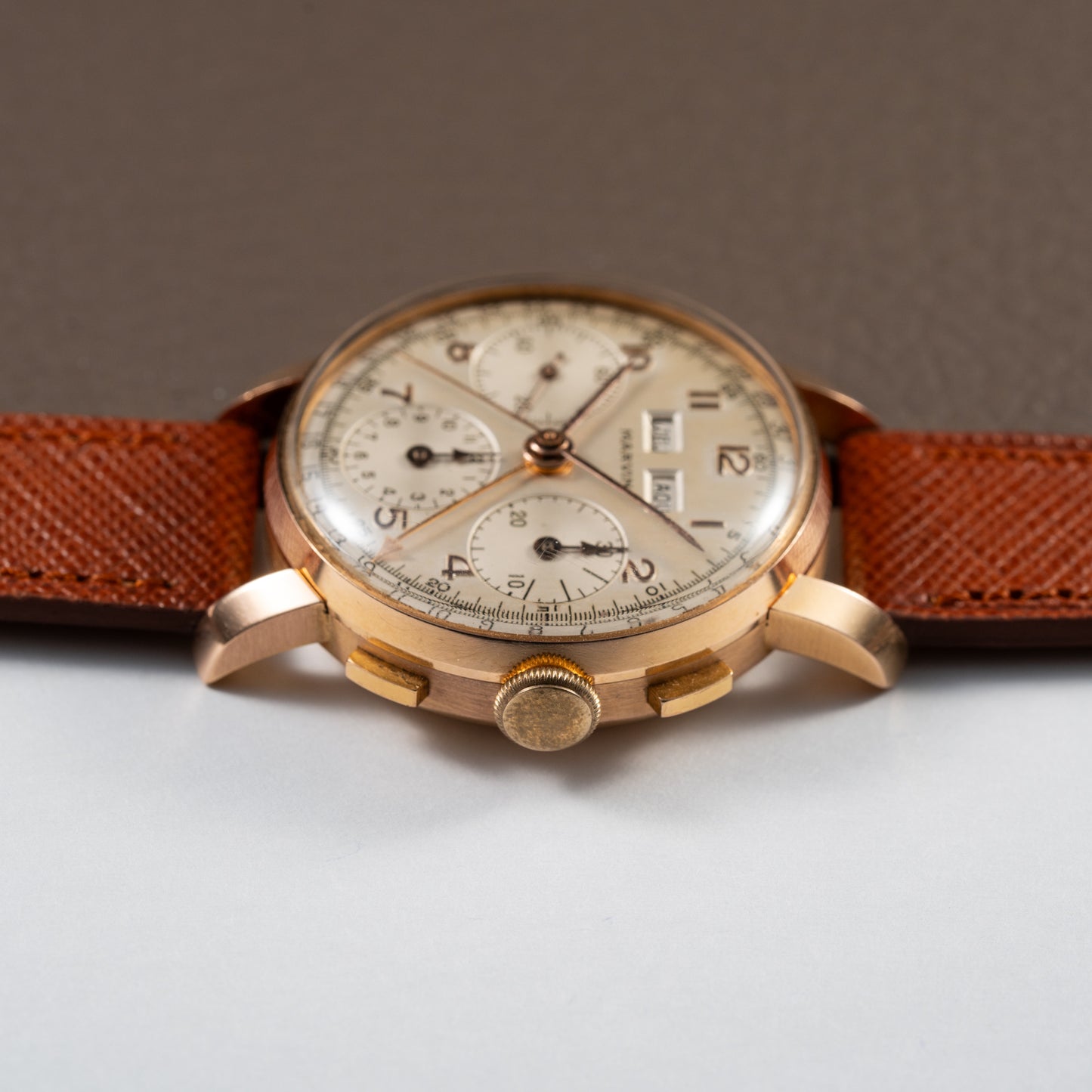 Marvin Valjoux 72c 18K Rosé Gold