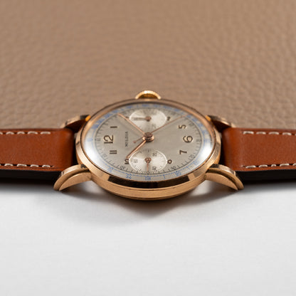 Mildia Valjoux 22 Chronograph Stepped Lugs