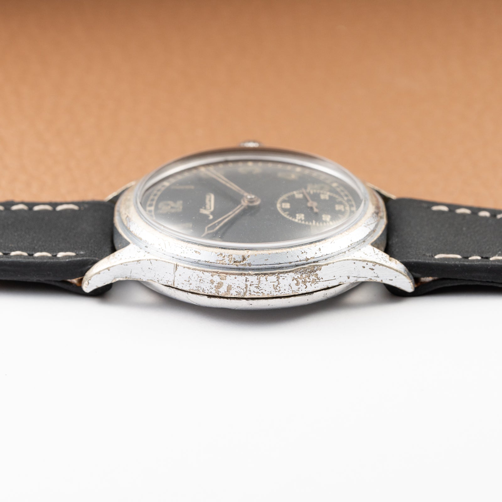 Minerva D.H. “Dienstuhr Heer” Military Army Watch from WWII Issued circa 1944