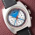 Mondia Chronograph Tropical Exotic Blue Vignette Dial Triple Register Valjoux 7736 Ref. 03-993-60