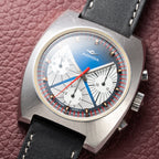 Mondia Chronograph Tropical Exotic Blue Vignette Dial Triple Register Valjoux 7736 Ref. 03-993-60