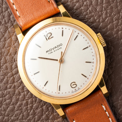 Movado ‘Fab Suisse’ Stepped Spider Lugs Dress Watch of 1950s