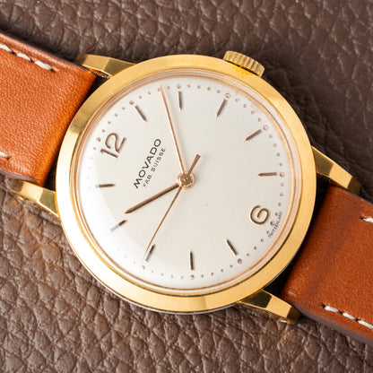 Movado ‘Fab Suisse’ Stepped Spider Lugs Dress Watch of 1950s