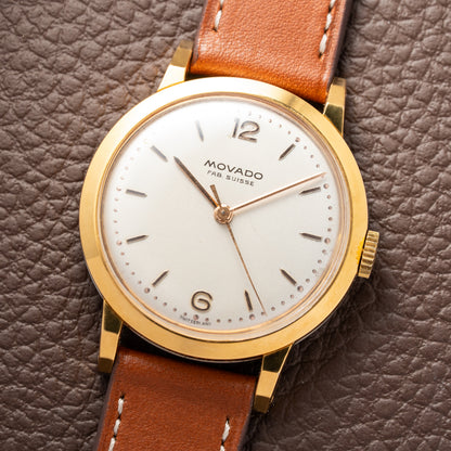 Movado ‘Fab Suisse’ Stepped Spider Lugs Dress Watch of 1950s