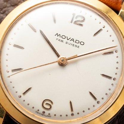 Movado ‘Fab Suisse’ Stepped Spider Lugs Dress Watch of 1950s