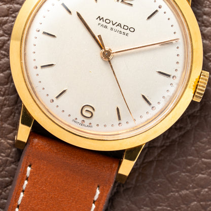 Movado ‘Fab Suisse’ Stepped Spider Lugs Dress Watch of 1950s