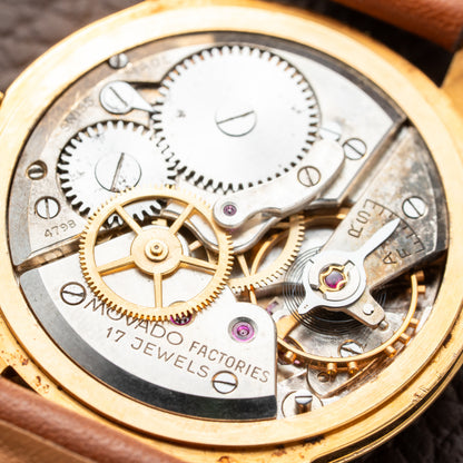 Movado ‘Fab Suisse’ Stepped Spider Lugs Dress Watch of 1950s