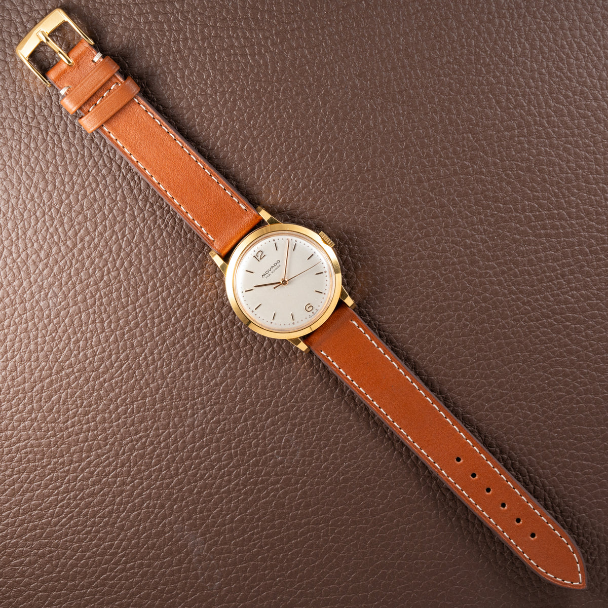Movado ‘Fab Suisse’ Stepped Spider Lugs Dress Watch of 1950s