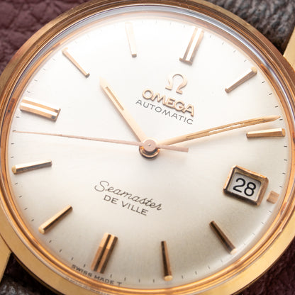 Omega Seamaster De Ville Automatic Rosé Gold 18k French Case Ref. 166.020 from 1964