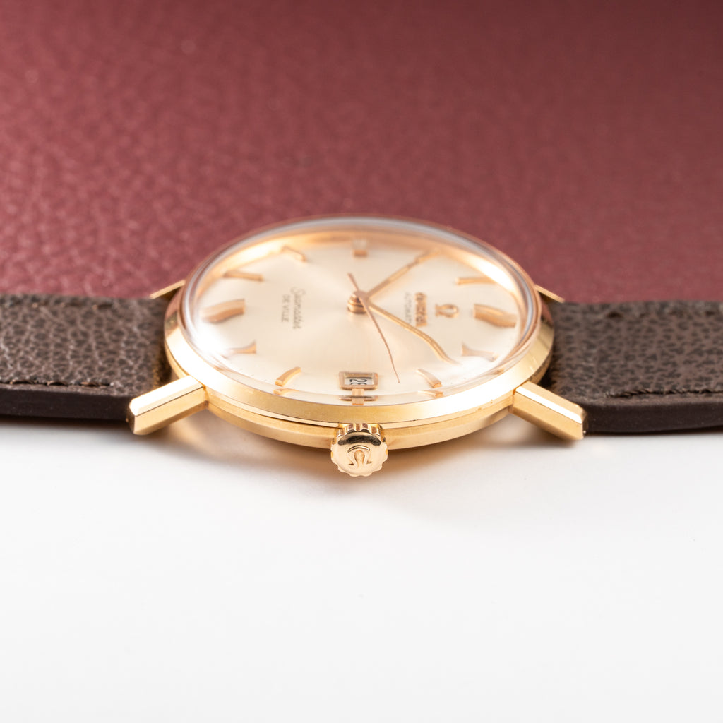 Omega Seamaster De Ville Automatic Rosé Gold 18k French Case Ref. 166.020 from 1964