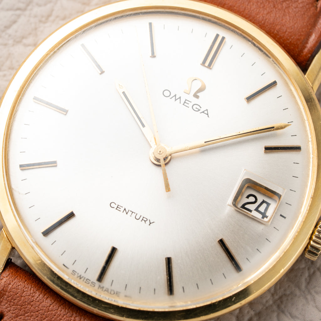Omega Century 18K Yellow Gold Dress Watch Date Ref. 132.026 from 1966