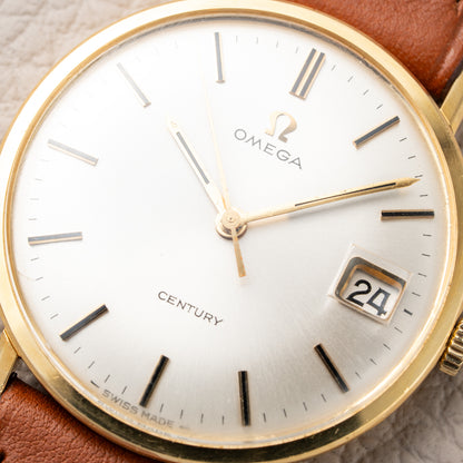 Omega Century 18K Yellow Gold Dress Watch Date Ref. 132.026 from 1966