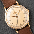 Omega Chronomètre 30T2RG 18K Yellow Gold Oxidized Case from 1945