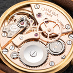 Omega Chronomètre 30T2RG 18K Yellow Gold Oxidized Case from 1945
