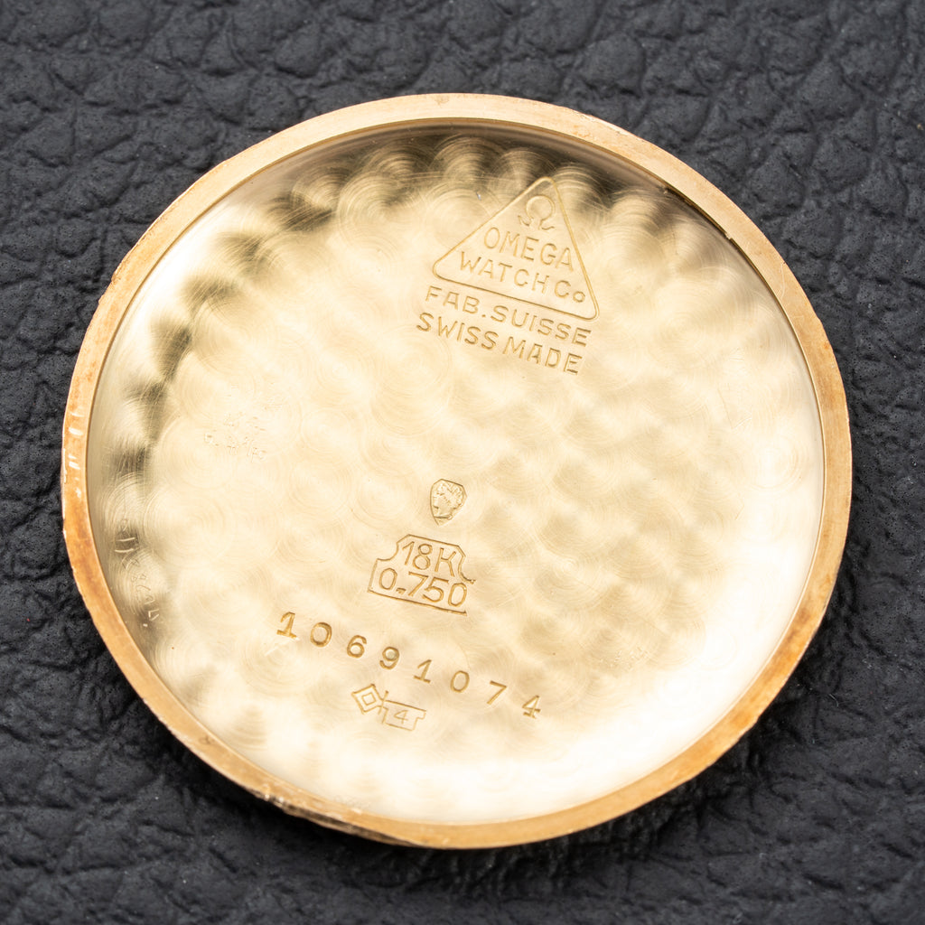 Omega Chronomètre 30T2RG 18K Yellow Gold Oxidized Case from 1945