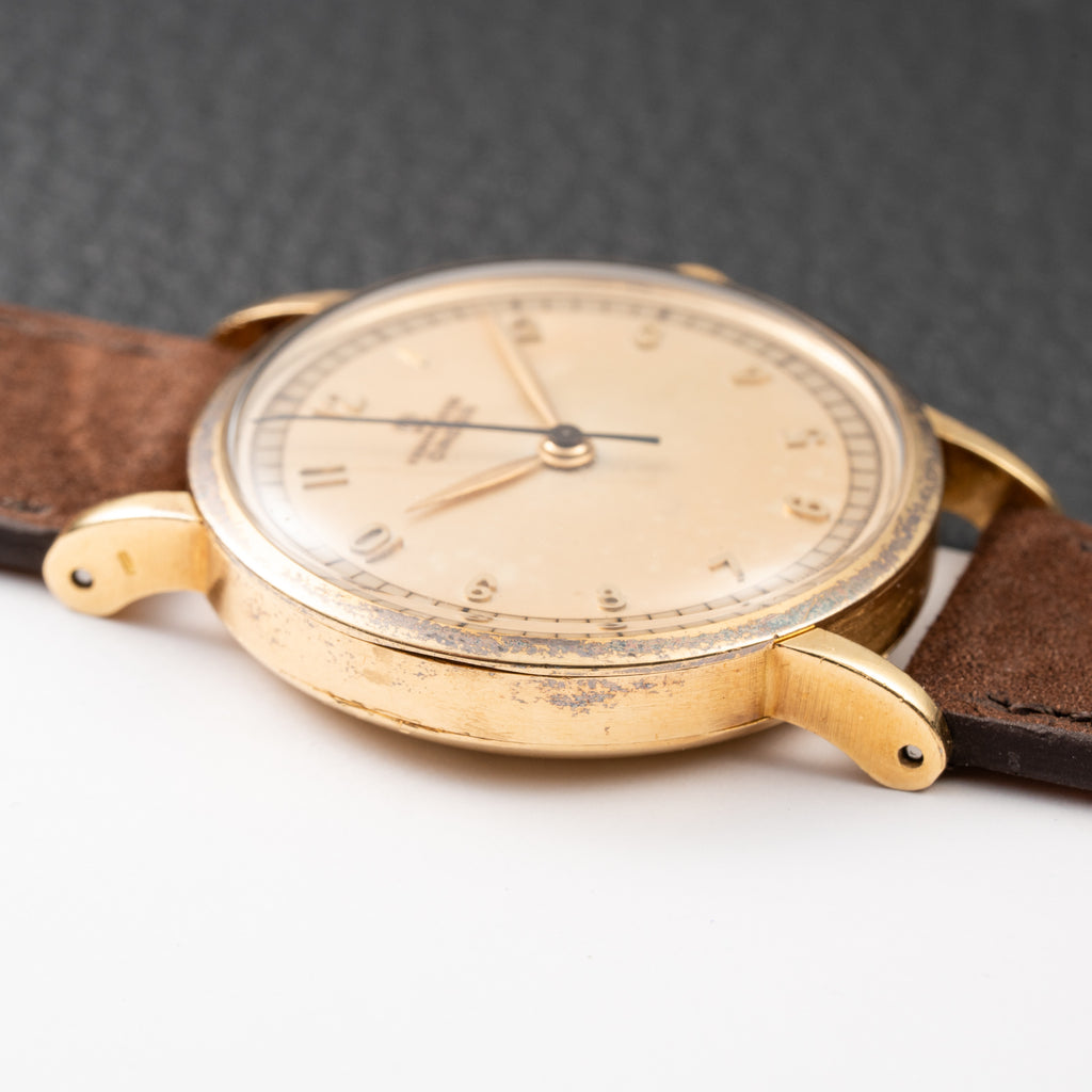 Omega Chronomètre 30T2RG 18K Yellow Gold Oxidized Case from 1945