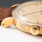 Omega Chronomètre 30T2RG 18K Yellow Gold Oxidized Case from 1945