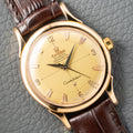 Omega Constellation Automatic Crosshair 18K Rosé Gold Ref. 2852 / 2853 French Case 1956