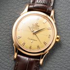 Omega Constellation Automatic Crosshair 18K Rosé Gold Ref. 2852 / 2853 French Case 1956