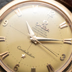 Omega Constellation Automatic Crosshair 18K Rosé Gold Ref. 2852 / 2853 French Case 1956