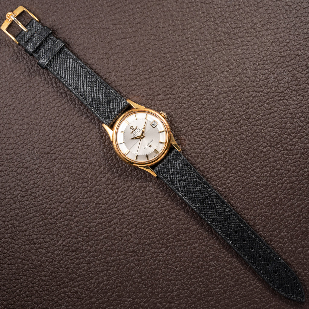 Omega Constellation Automatic Pie Pan 18k Yellow Gold Ref. 14393 from 1959