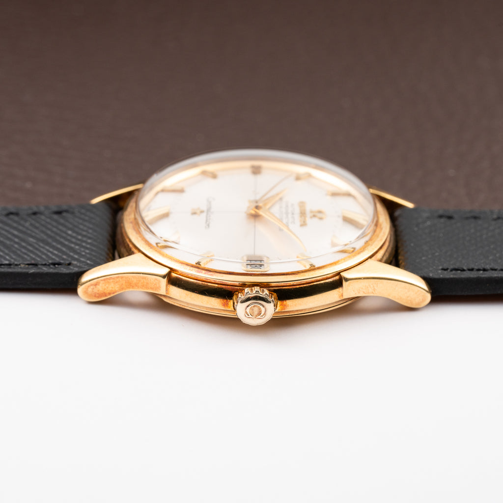 Omega Constellation Automatic Pie Pan 18k Yellow Gold Ref. 14393 from 1959