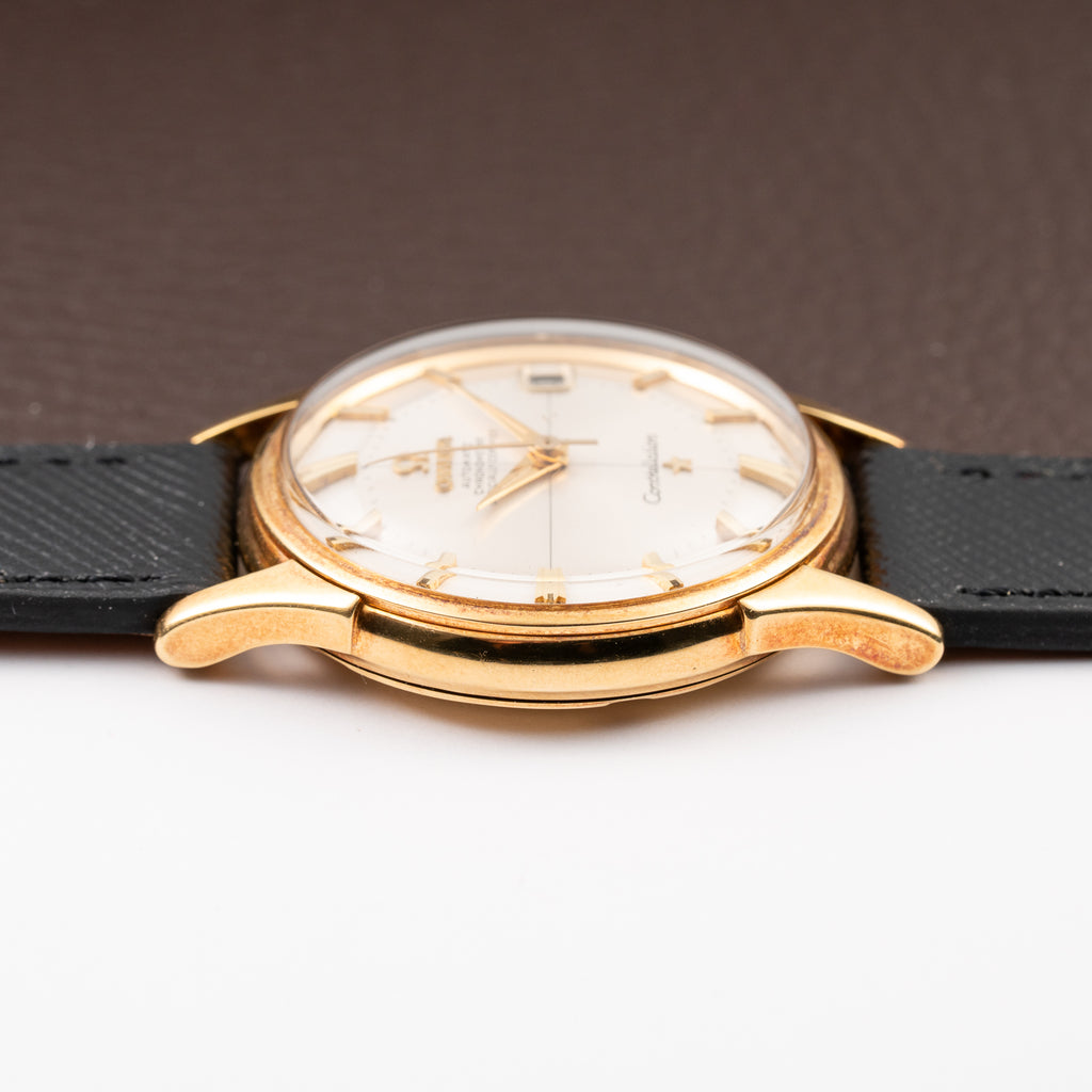 Omega Constellation Automatic Pie Pan 18k Yellow Gold Ref. 14393 from 1959