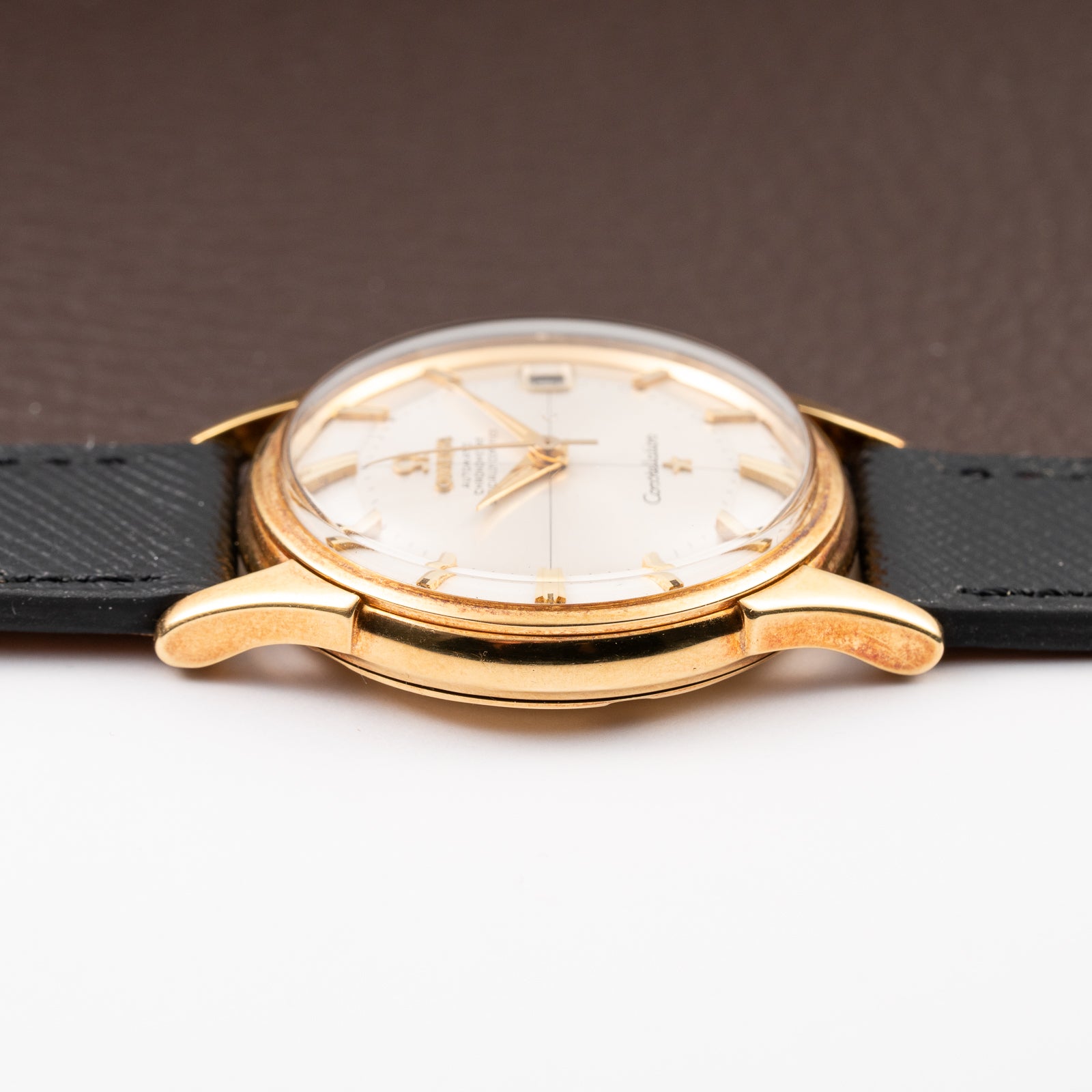 Omega Constellation Automatic Pie Pan 18k Yellow Gold Ref. 14393 from 1959